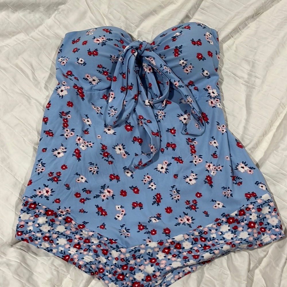 Flower tube top